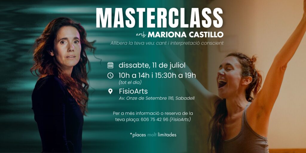 Masterclass Mariona castillo teatre musical alt
