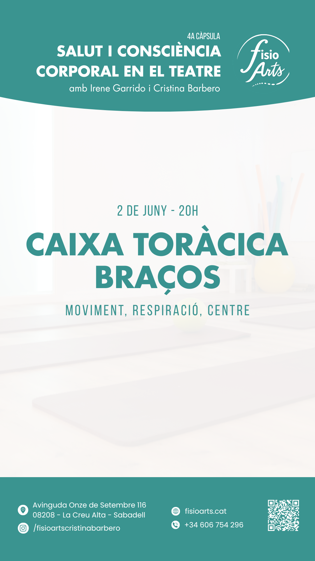 CAIXA TORÀCICA I BRAÇOS - 2 DE JUNY